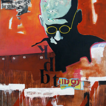 拼贴 标题为“COLOUR OF CHANGE” 由Manoj Dixit, 原创艺术品