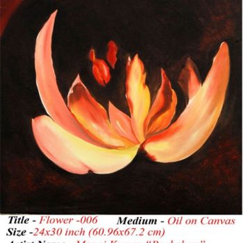 Pittura intitolato "006" da Manoj Kumar Bachchan, Opera d'arte originale