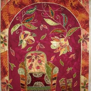 Arte textil titulada "Raconte" por Manon, Obra de arte original, Tela