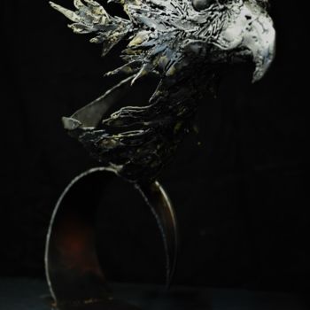 Sculpture intitulée "Phoenix" par Alex & Manon, Œuvre d'art originale, Métaux