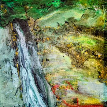 Malerei mit dem Titel "nature 1" von Manoo Tedin, Original-Kunstwerk, Acryl