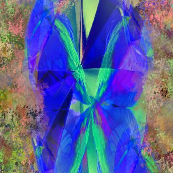 Arts numériques intitulée "Kingfishers Birth" par Manos Chronakis, Œuvre d'art originale, Peinture numérique
