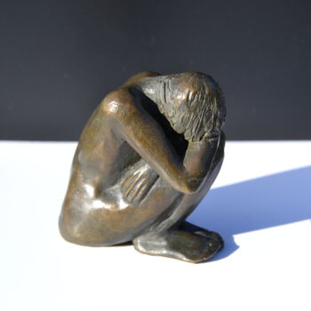 Sculpture titled "Solitude" by Manoyan, Original Artwork, Bronze