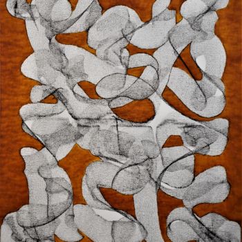 Malerei mit dem Titel "'THIS LIFE IS MADNE…" von Manuel Santiago, Original-Kunstwerk, Öl Auf Keilrahmen aus Holz montiert