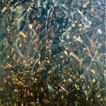 Painting titled "'SUBCONSCIENTE'  20…" by Manuel Santiago, Original Artwork, Oil Mounted on Wood Stretcher frame