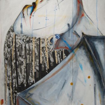 Malerei mit dem Titel "Gertrude" von Emmanuelle Martin, Original-Kunstwerk, Acryl