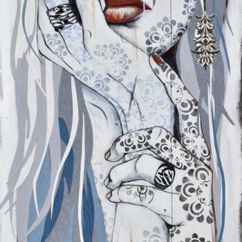 Pittura intitolato "Dick" da Emmanuelle Martin, Opera d'arte originale, Acrilico