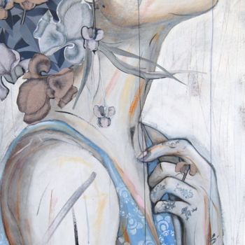 Malarstwo zatytułowany „Sylvaine” autorstwa Emmanuelle Martin, Oryginalna praca, Akryl