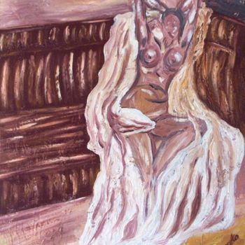 Pintura intitulada "nu-feminino.jpg" por Assunção Carreto, Obras de arte originais, Óleo