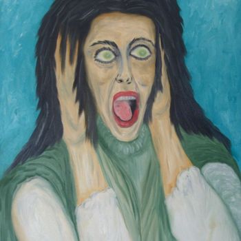 Pintura intitulada "o-grito.jpg" por Assunção Carreto, Obras de arte originais, Óleo