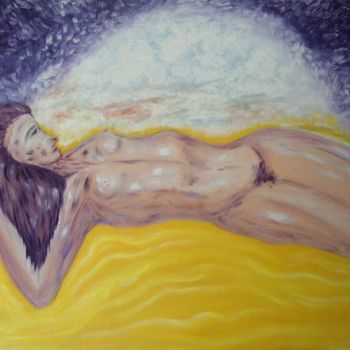Pintura intitulada "nu-feminino-ii.jpg" por Assunção Carreto, Obras de arte originais, Óleo