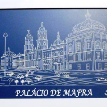 Handwerk mit dem Titel "palacio-de-mafra.jpg" von Assunção Carreto, Original-Kunstwerk