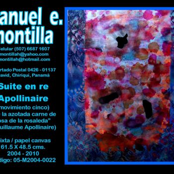 Peinture intitulée "montilla-05-m2004-0…" par Manuel E. Montilla, Œuvre d'art originale, Autre