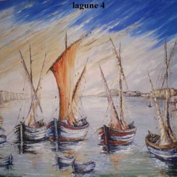 Malarstwo zatytułowany „lagune 4” autorstwa Manuel Martin, Oryginalna praca