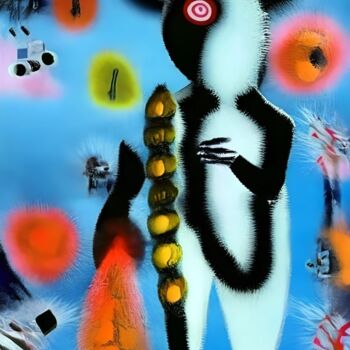 Arte digitale intitolato "Jazz" da Manuel Moinelo, Opera d'arte originale, Collage digitale