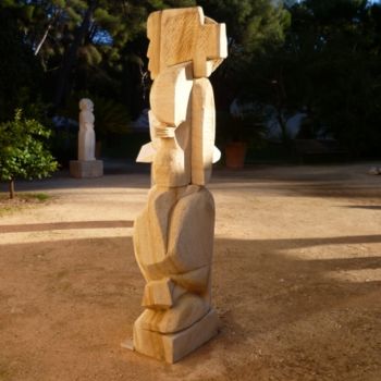 Sculpture intitulée "fier-a-bras." par Manuel Paoli, Œuvre d'art originale
