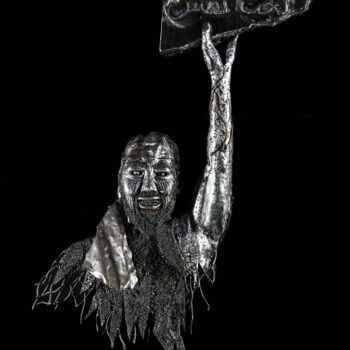 "Sotto lo stesso cie…" başlıklı Heykel Manuel Quaresima tarafından, Orijinal sanat, Metaller