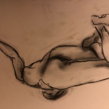 Drawing titled "Croquis VI" by Gutierrez, Original Artwork, Pencil