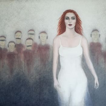 Pittura intitolato "Eveil" da Manuela Limacher, Opera d'arte originale, Acrilico