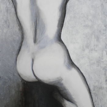 Peinture intitulée "Nu blanc" par Manuela Limacher, Œuvre d'art originale, Acrylique