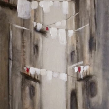 Pittura intitolato "Bucato" da Manuela Limacher, Opera d'arte originale, Acrilico