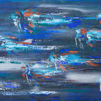 Pittura intitolato "“Immersione”" da Manuelita Iannetti, Opera d'arte originale, Acrilico