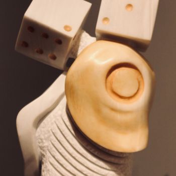 雕塑 标题为“Backgammon, sculptu…” 由Manuel R Surrealist, 原创艺术品, 石