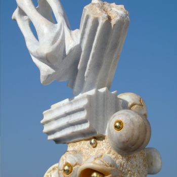 Sculpture titled ""Atlantis 2008"" by Manuel R Surrealist, Original Artwork