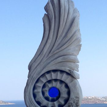 Sculpture titled ""Helix 2015" marble…" by Manuel R Surrealist, Original Artwork, Stone