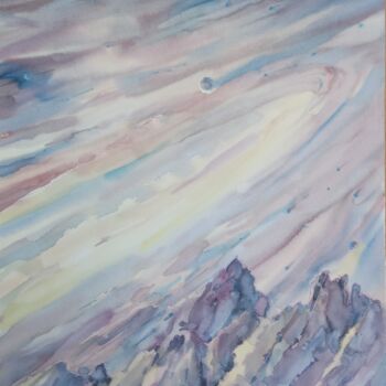 绘画 标题为“Skyward melody. The…” 由Igor Manukhov, 原创艺术品, 水彩