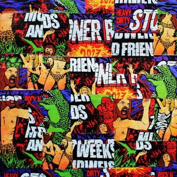 Collages intitulée "Stoner Rise" par Manu Mazaux, Œuvre d'art originale, Collages