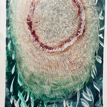 印花与版画 标题为“Palm Stump” 由Michael E. Voss, 原创艺术品, 蒙纳