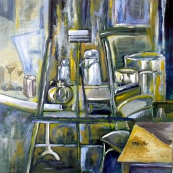 Painting titled "l-atelier.jpg" by Marie-Rose Blattner, Original Artwork