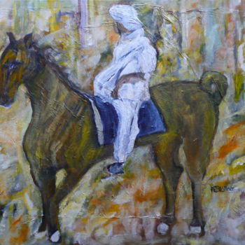 Peinture intitulée "le-berbere.jpg" par Marie-Rose Blattner, Œuvre d'art originale, Acrylique