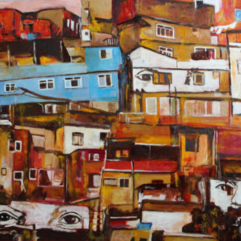 "favela-81x65.jpg" başlıklı Tablo Marie-Rose Blattner tarafından, Orijinal sanat