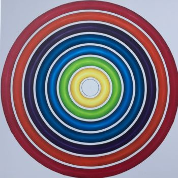 Peinture intitulée ""Colores"from the r…" par Many Novo, Œuvre d'art originale, Huile
