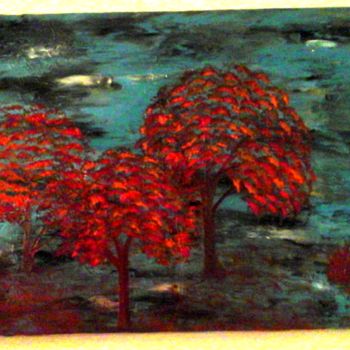 제목이 "Des arbres à ma faç…"인 미술작품 Florence Castelli  Flofloyd로, 원작, 아크릴