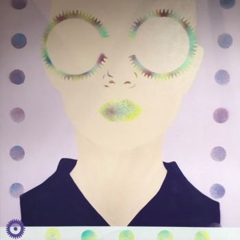 Painting titled "SUNGLASSES I.jpeg" by Maori Overstreet, Original Artwork