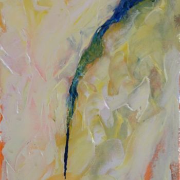 Painting titled "Plume" by Marie A. Pelletier, Original Artwork