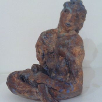 Sculpture titled "''20 minutes pause…" by Mapie, Original Artwork, Ceramics