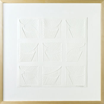 Printmaking titled "Rencontres" by Mapie Belgary, Original Artwork, Paper Mounted on Cardboard