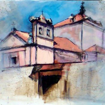 Painting titled "Boadilla del Monte" by Miguel Angel Quintana, Original Artwork, Oil
