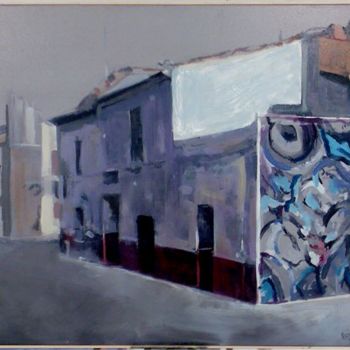 Peinture intitulée "Graffiti en Fuenla" par Miguel Angel Quintana, Œuvre d'art originale, Huile