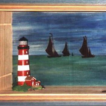 Pintura titulada "Oceano Nox" por André Maquestiau, Obra de arte original, Oleo