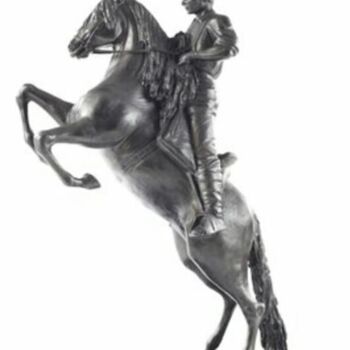 Sculptuur getiteld "Caballero Jerezano" door Mar Blazquez, Origineel Kunstwerk, Hars