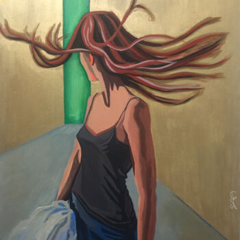 Painting titled "READY TO BE CONNECT…" by Mar.S, Original Artwork, Acrylic