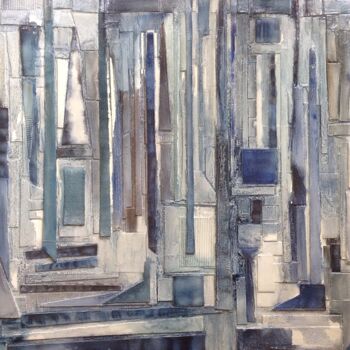 Painting titled "INNER CITY #3" by Mar.S, Original Artwork, Other