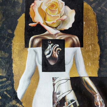 Картина под названием "Sincerity and Vulne…" - Mariam Mary-Ellen, Подлинное произведение искусства, Масло