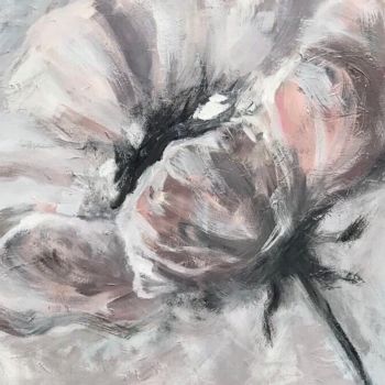 Peinture intitulée "Пыльная роза" par Marietta Dashian, Œuvre d'art originale, Huile