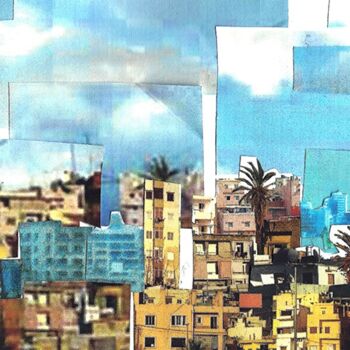 Digitale Kunst getiteld "Bourj Hammoud views…" door Maral Der Boghossian, Origineel Kunstwerk, Foto Montage